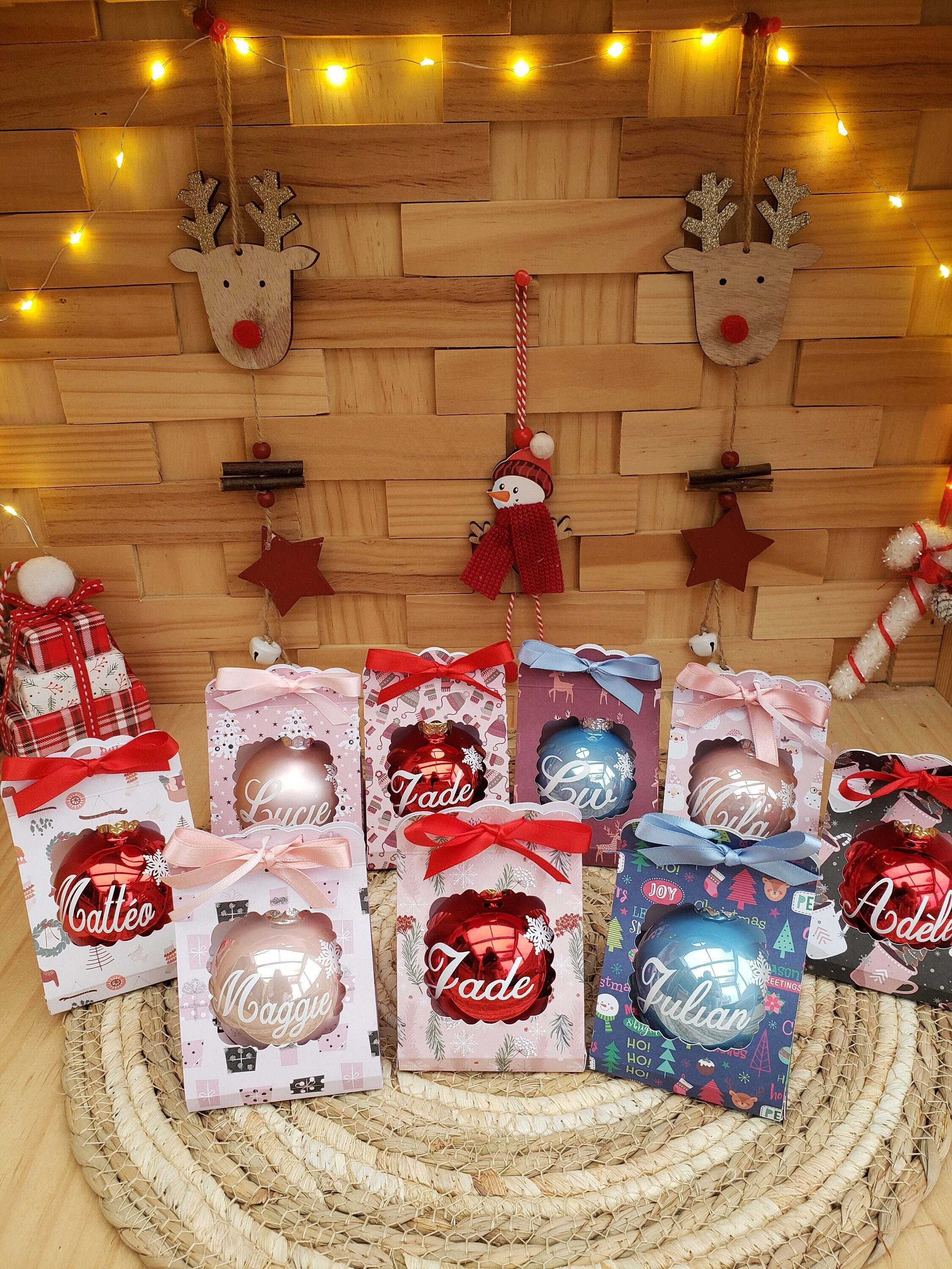 Boule de Noël Personnalisée/Décoration Noël