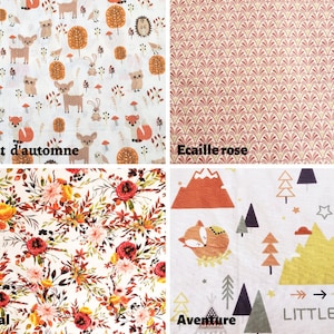 Couverture bébé personnalisée en broderie minky triple épaisseur très chaude/automne,hiverprémium zdjęcie 10