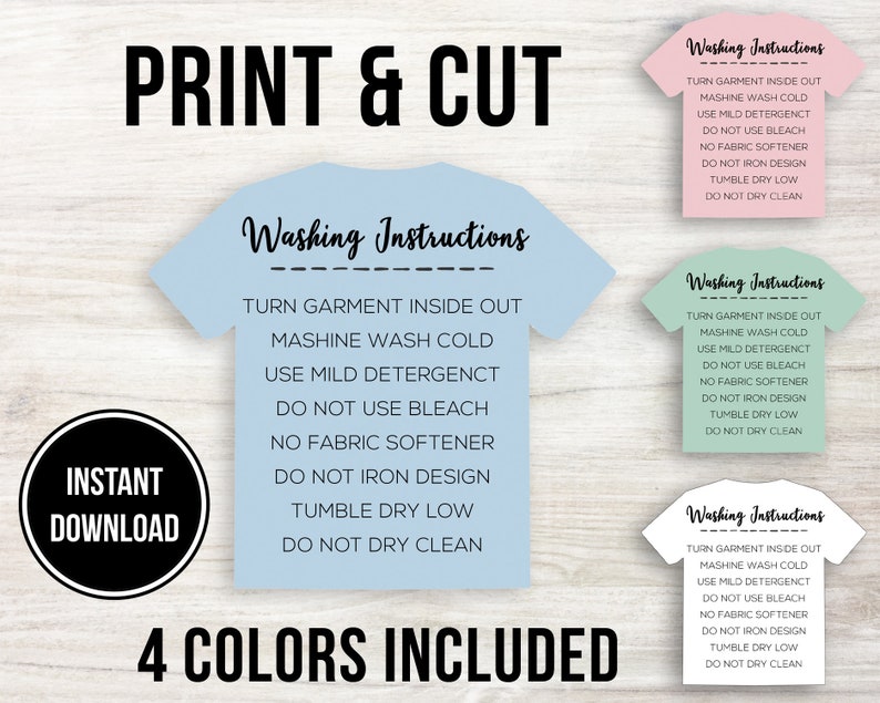 sublimation shirt washing instructions