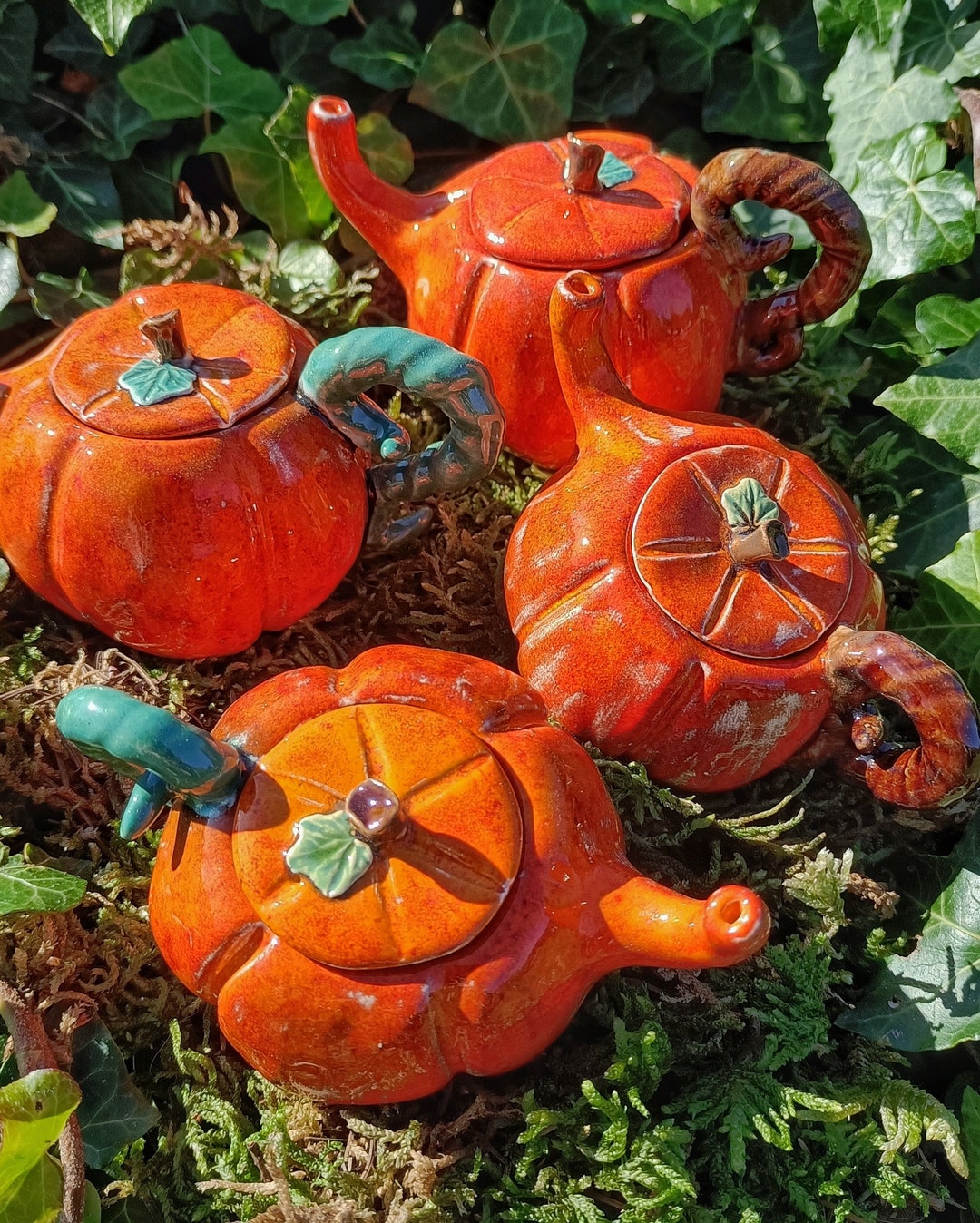 Small Pumpkin Teapot Boxes Etsy