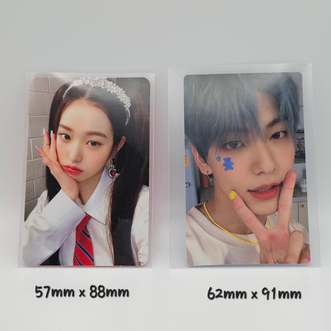 Kpop Premium Photocard Sleeves No PVC & Acid Free Etsy