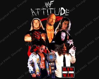 ATTITUDE ERA WWE png , Instant Download, Digital Files Png