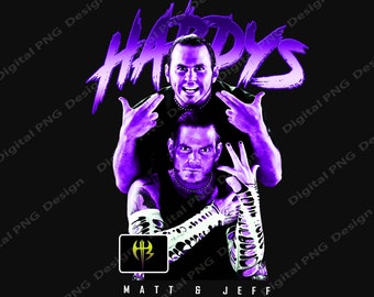 HARDY BOYS WWE png , Instant Download, Digital Files Png