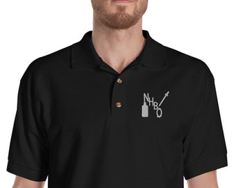 NHBO Dropper Alternate Logo Embroidered Polo Shirt