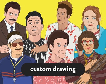Custom Drawing | Personalised Illustration | You Decide | Cartoon Art | Digital Graphic | Unique