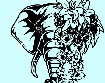 Elephant Mandala Svg Etsy