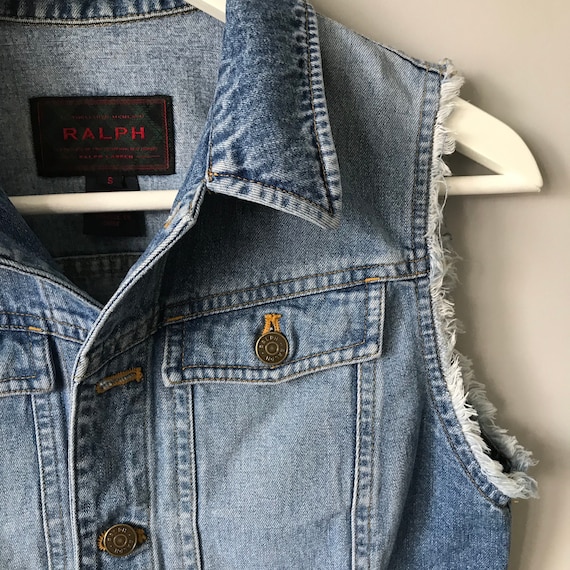 Vintage 90's Ralph Lauren Vest - Women's Denim Ves