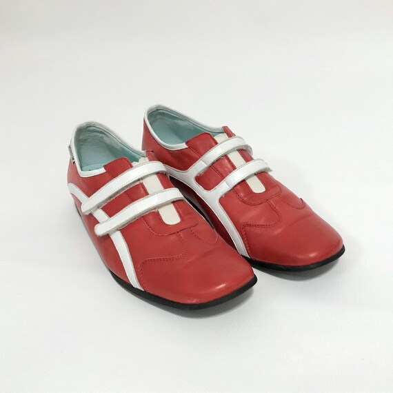retro velcro shoes