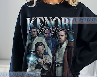 Obi Wan Kenobi Sweatshirt obi-wan retro 90s poster tee vintage style t-shirt MT900