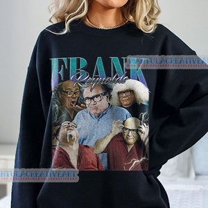 Moletom Frank Reynolds, camisa Frank Reynolds Vintage 90s, Danny DeVito Homage Retro Classic Graphic Tee unissex, moletom com capuz