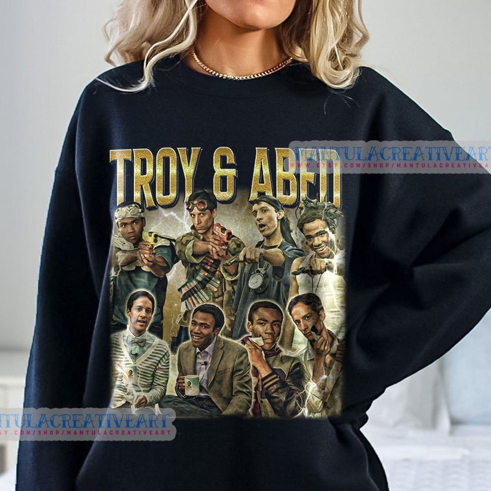 Troy And Abed Sweatshirt, Troy And Abed Tshirt, Troy And Abed Fans Gift, Tv Series Merch, Troy Abed Hoodie