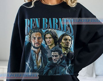 Ben Barnes Homage Sweatshirt, T-Shirt and Hoodie : 90s Retro Actor Fan Merch