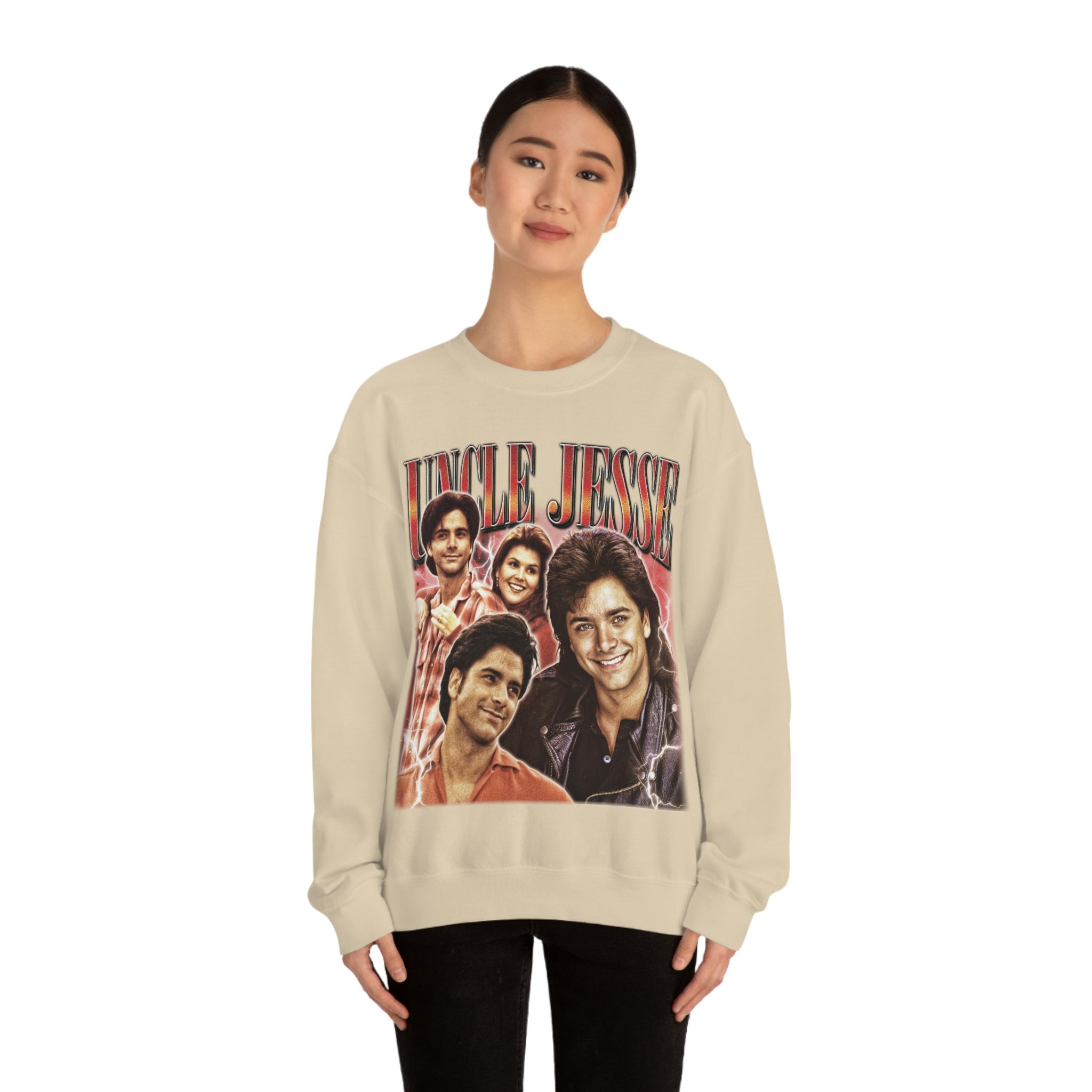トップス vintage full house sweater shirt Uncle Jesse Sweatshirt, Shirt, Hoodie : Full House TV Show, 90s