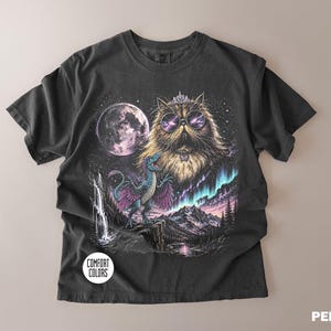 Vintage Princess Donut and Mongo Shirt Dungeon Crawler Carl Bookish Merch Vintage T-Shirt Fantasy Book Lover Gift LitRPG Graphic Tee image 2