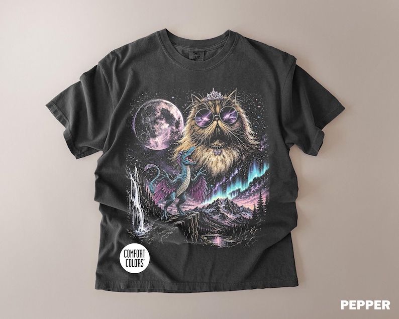 Vintage Princess Donut and Mongo Shirt Dungeon Crawler Carl Bookish Merch Vintage T-Shirt Fantasy Book Lover Gift LitRPG Graphic Tee image 2