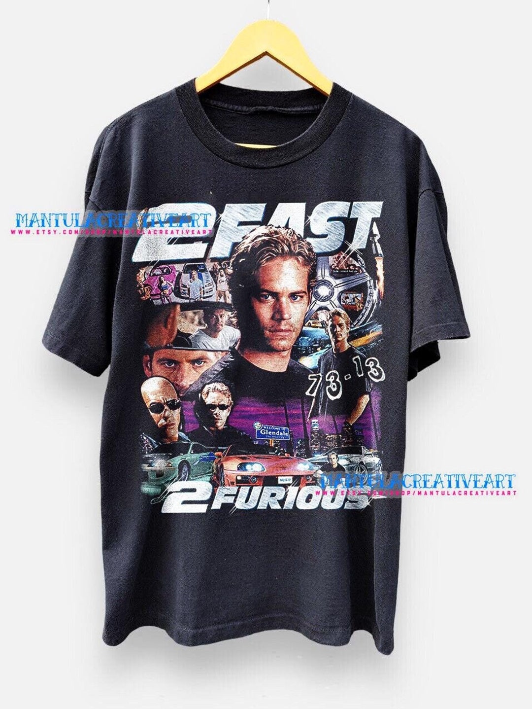 Fast Furious Paul Walker T-shirt: Vintage Movie Tee