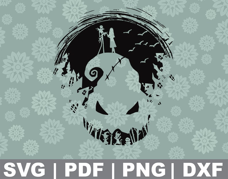 Download Nightmare Before Christmas Oogie Boogie svg dxf png pdf | Etsy