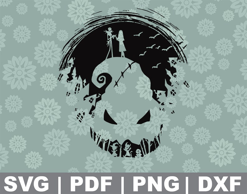 Nightmare Before Christmas Oogie Boogie svg dxf png pdf | Etsy