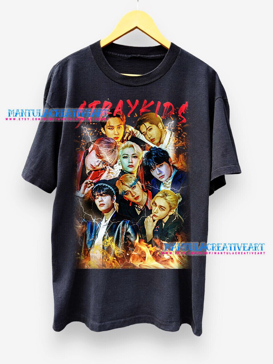 Stray Kids Vintage Style T-shirt: Unisex K-pop Tee - Etsy