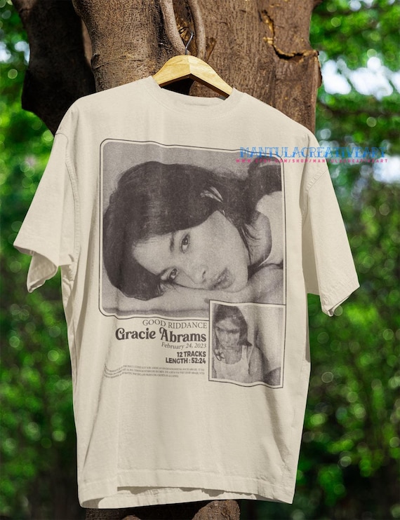 Vintage Gracie Abrams 'Good Riddance' T-Shirt, Sweatshirt and Hoodie