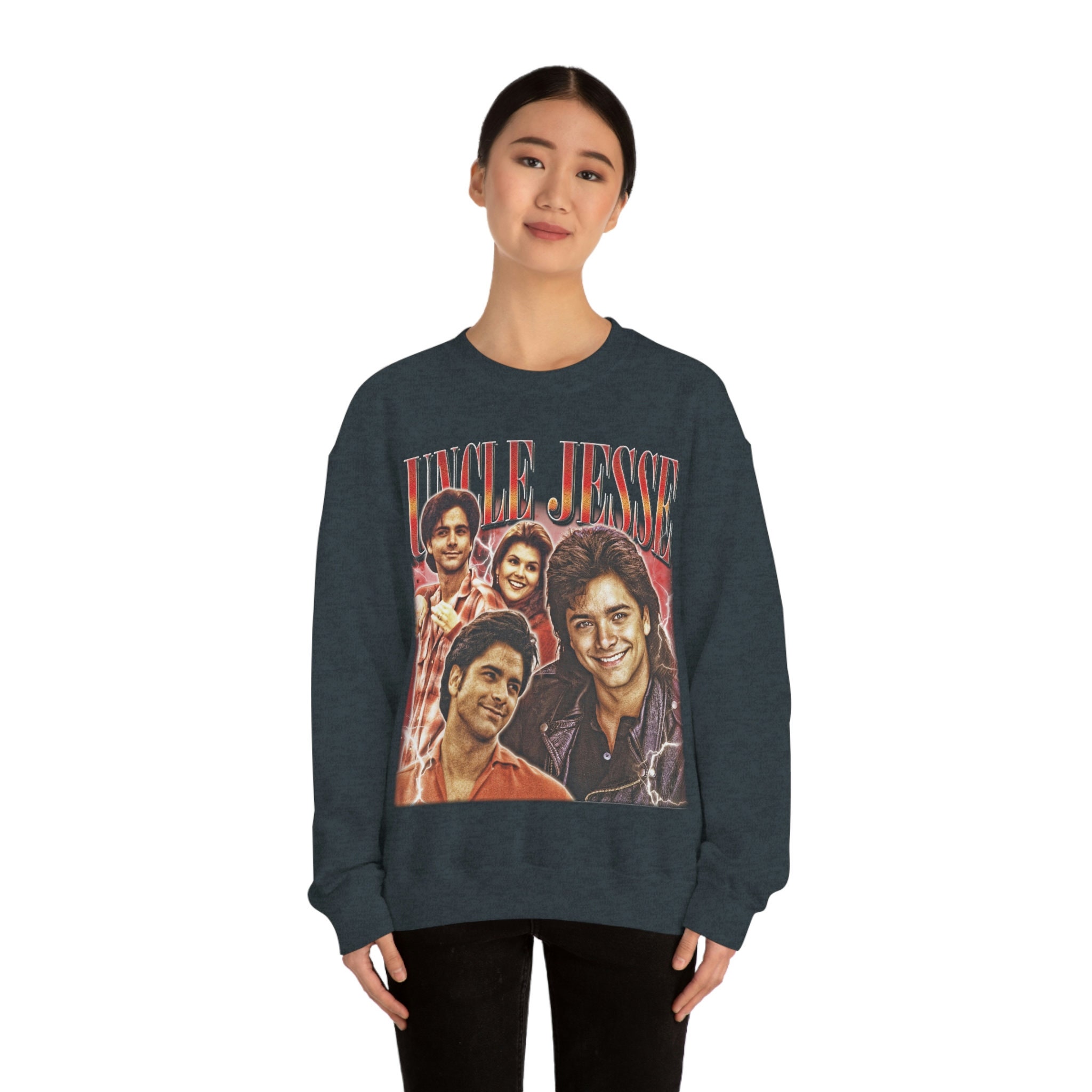トップス vintage full house sweater shirt Uncle Jesse Sweatshirt, Shirt, Hoodie : Full House TV Show, 90s