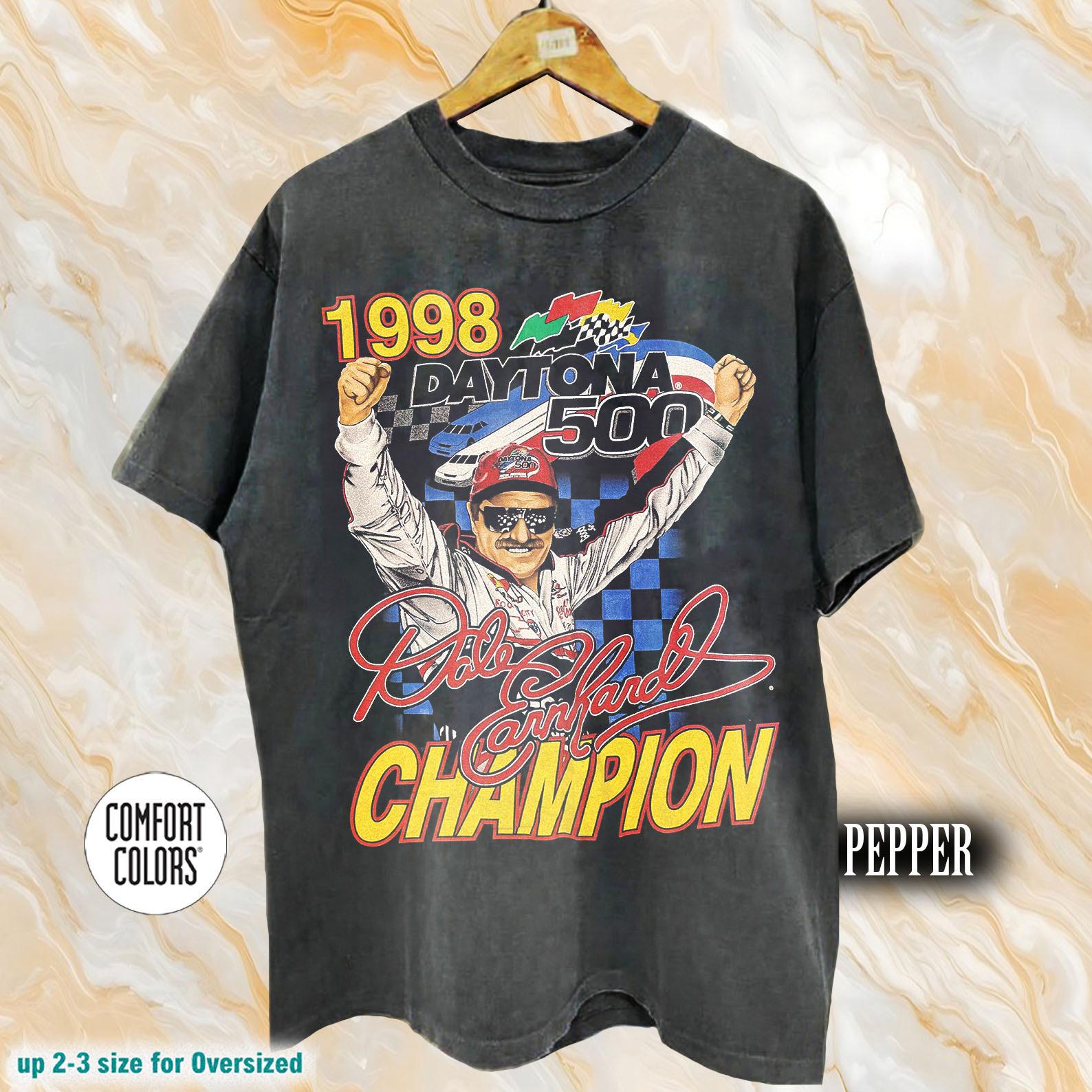 Vintage 1998 Daytona 500 Dale Earnhardt T-shirt, Comfort Colors
