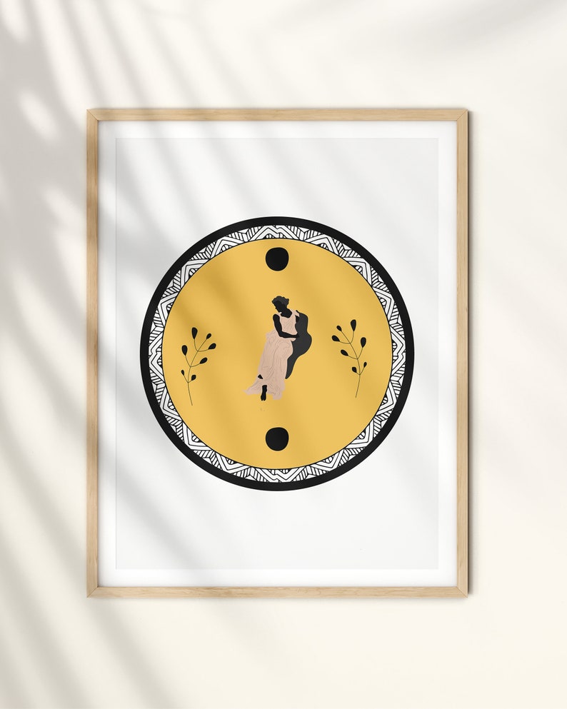 Gallery Wall Set Of 5 Boho Room Decor Boho Bedroom Decor Witchy set Gallery Wall Set Boho Sun Print Moon print Gallery Wall Bundle