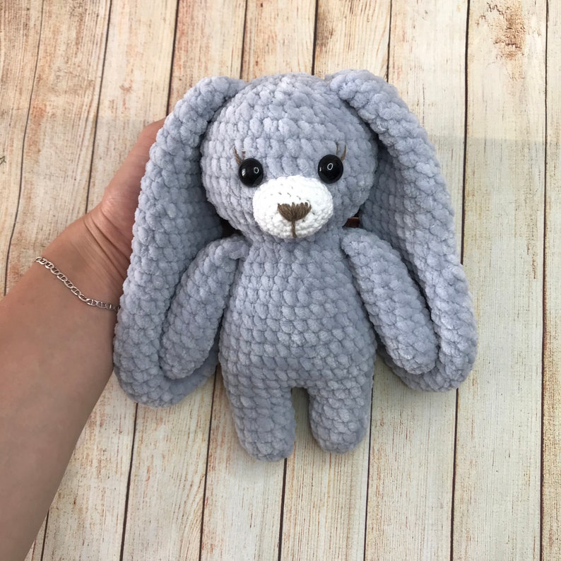 Free Crochet plush bunny pattern Amigurumi rabbit pattern | Etsy
