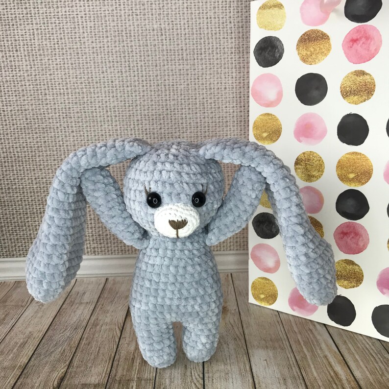 Free Crochet plush bunny pattern Amigurumi rabbit pattern | Etsy