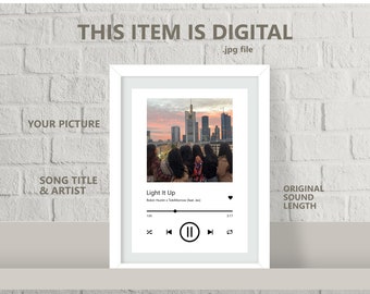Custom Song DIGITAL Gift - Couples, Gift for Boyfriend, Girlfriend, Friends