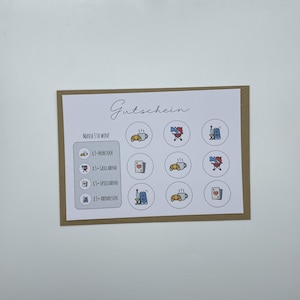 Gutschein, Essensgutschein, Rubbellkarte, Rubbellos, Geschenk, Spieleabend