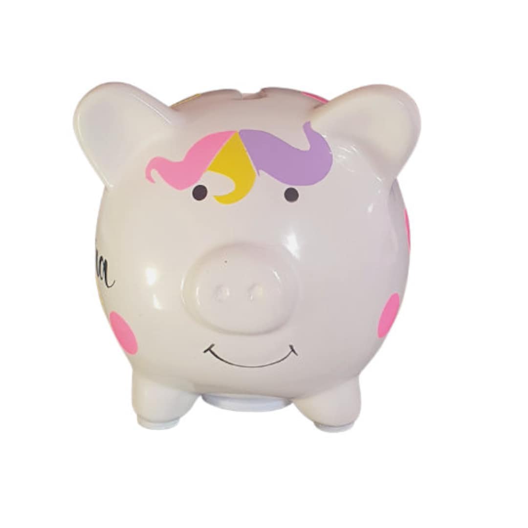Customised Mini Piggy Banks for Kids Babies Toddlers Etsy