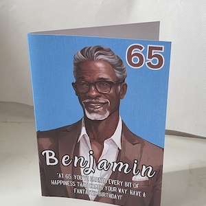Cartões comemorativos para homens negros em Camieroseuk