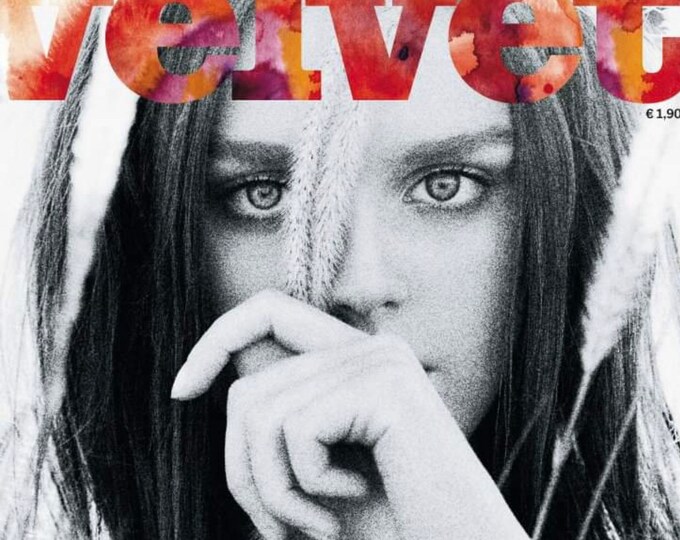 For Women who read fashion -Unique rare fashion magazine Velvet La Repubblica 2008
