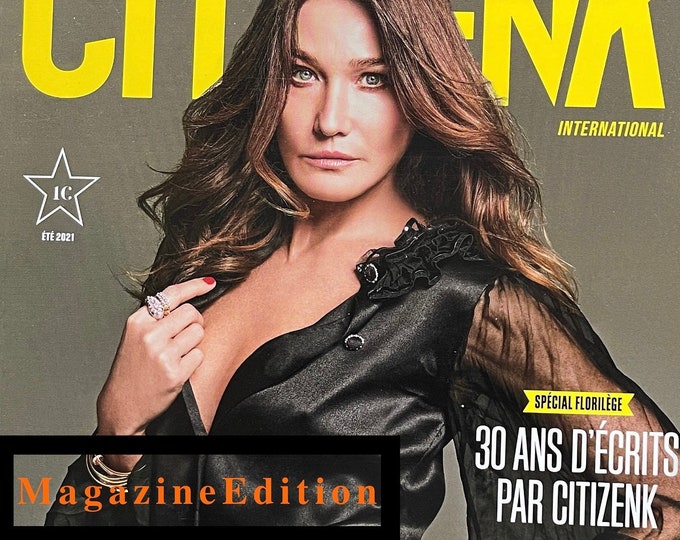 For Women who read fashion -Unique fashion Magazine Citzenk Lady Carla Bruni
