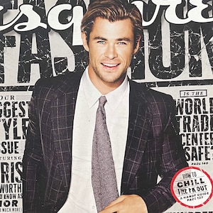 Pre-Owned fashion magazine Esquire cover Chris Hemsworth image 1
