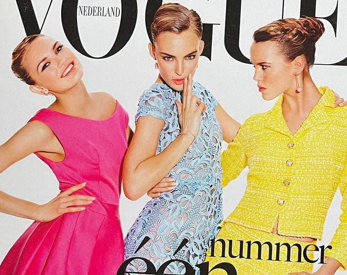 Pre-Owned Unique rare Magazine Vogue The Netherlands 2012 first edition, collectors issue!