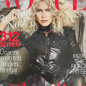 Own a piece of Vogue history -Unique rare Vogue Magazine Germany Claudia Schiffer