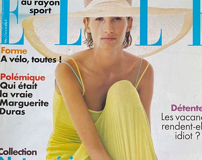 For Women who read fashion -Vintage  French fashion magazine ELLE 1998