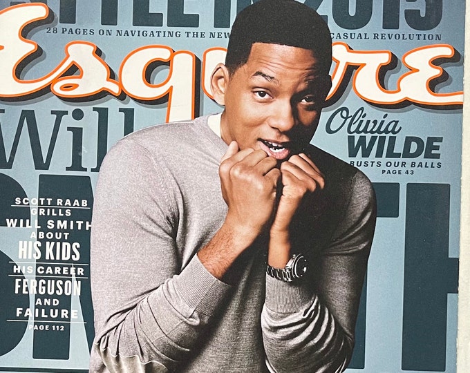 For Women who read fashion -Fashion magazine Esquire cover Will Smith