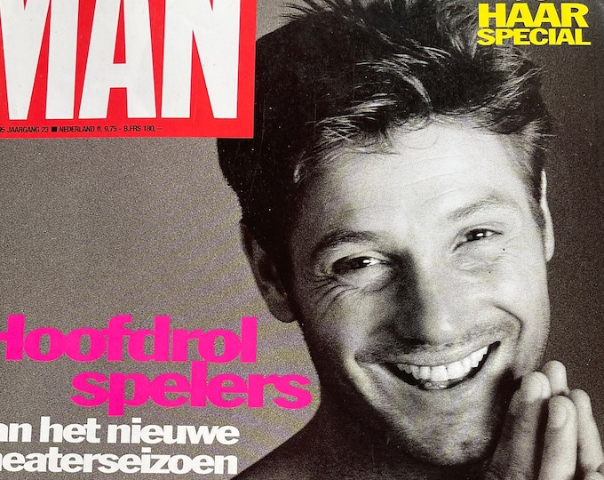 For men who read fashion - Vintage rare  Dutch fashion magazine MAN 1995