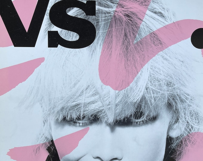 For Women who read fashion -Unique rare fashion magazine Vs cover CLAUDIA SCHIFFER