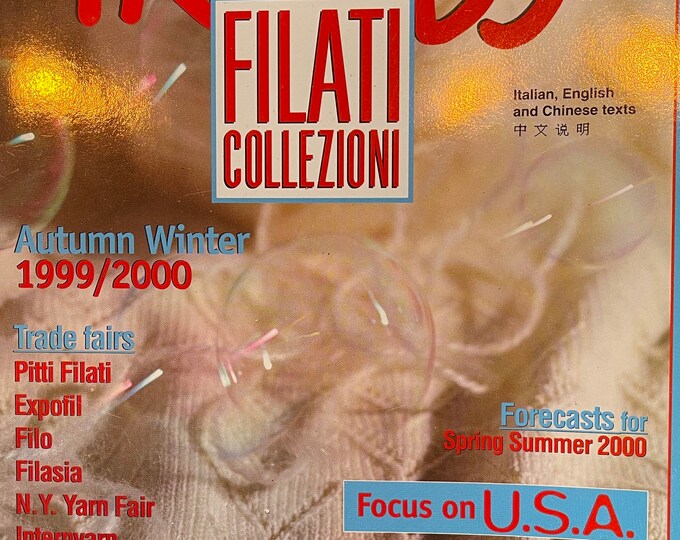 For Women who read fashion -Vintage fashion magazine Trends magazine 1999