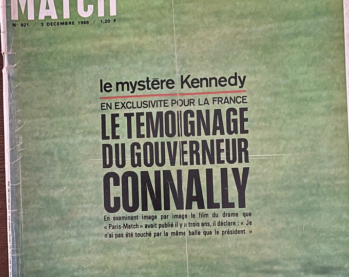 Pre-Owned PARIS MATCH 1966-Iconic Journalism Collectible issue