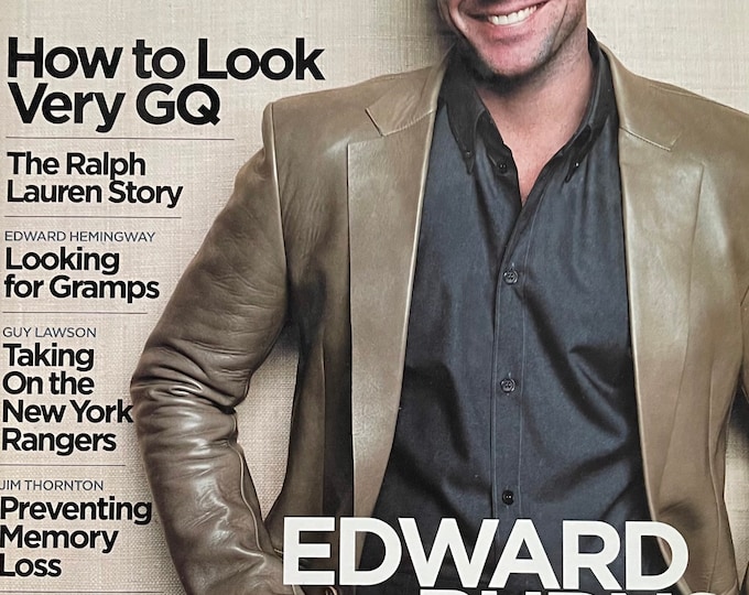 Pre-Owned Vintage rare GQ MAGAZINE 2001-Vintage Men's Fashion & Lifestyle - Iconic Covers - Interviews - Collectible back Issue