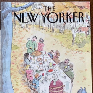 The cover's just the beginning - The New Yorker Iconic Journalism & Cartoons - Collectible Issue Gift for magazine lovers!