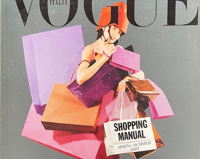 Magazine Vogue Italia shopping manual