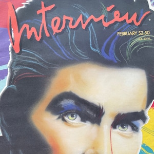 Read between the Icons - Vintage rare INTERVIEW Magazine 1987 ANDY WARHOLCulture icon-Celebrity Interviews & Art -Vintage Collectible issue