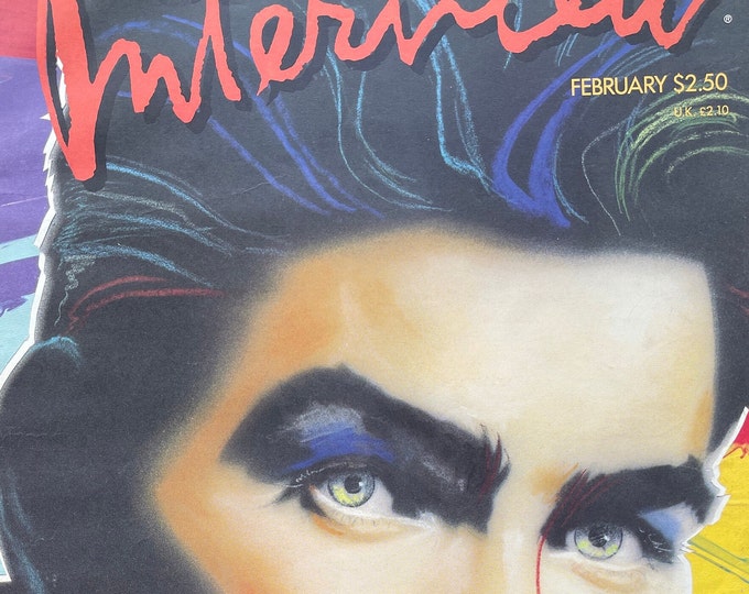 Read between the Icons - Vintage rare INTERVIEW Magazine 1987 ANDY WARHOLCulture icon-Celebrity Interviews & Art -Vintage Collectible issue
