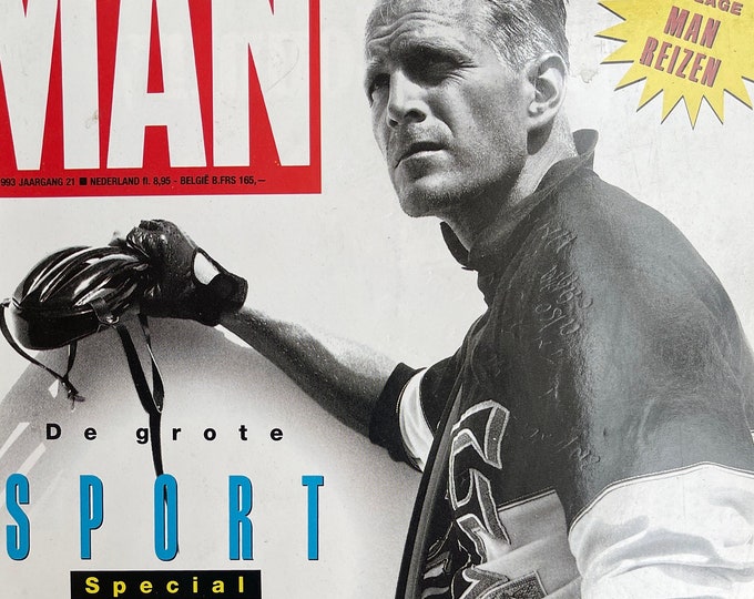 For men who read fashion - Vintage rare Dutch fashion magazine MAN 1993 Sport special!